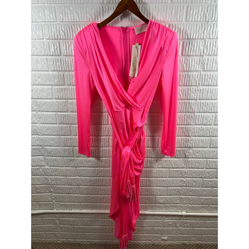 Bronx & Banco Electric Maxi Sash Waist Dress US 10 NWT - Picture 4 of 9